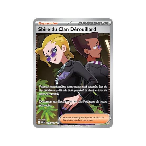Cartes a collectionner sbire du clan derouillard 112/084