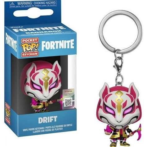 Pop! fortnite - drift pocket keychain