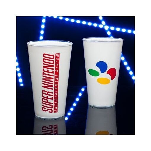 Figurine verre - nintendo - logo super nintendo