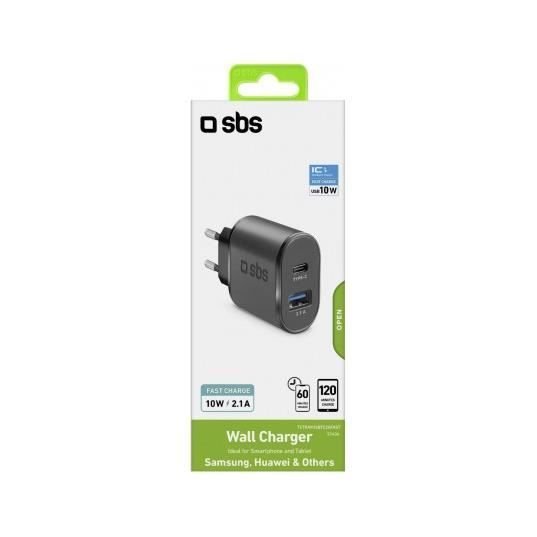 Kit chargeur 10w 1m type c