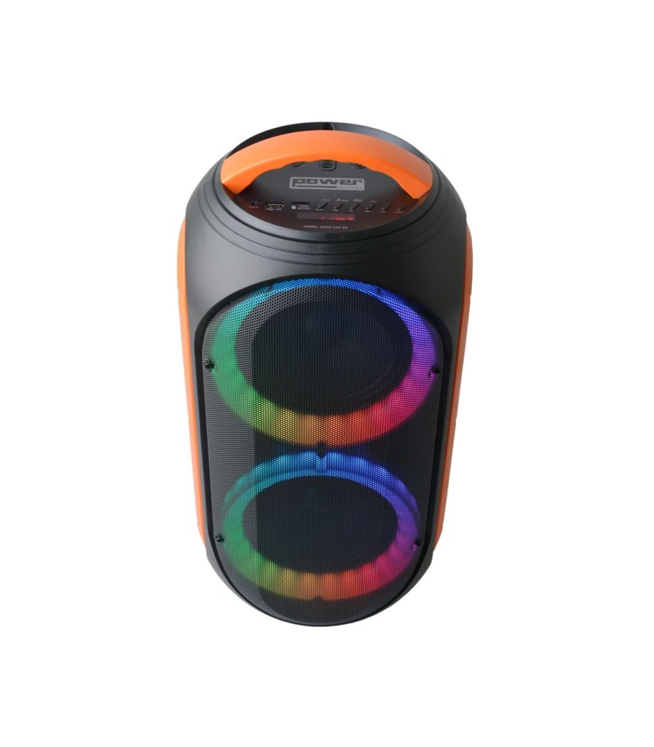 Enceinte bluetooth gozik led orange
