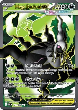 Carte pokemon mega darkrai ex pbl 101/084