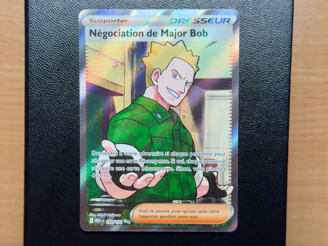 Carte pokemon negociation de major bob meg 170/132