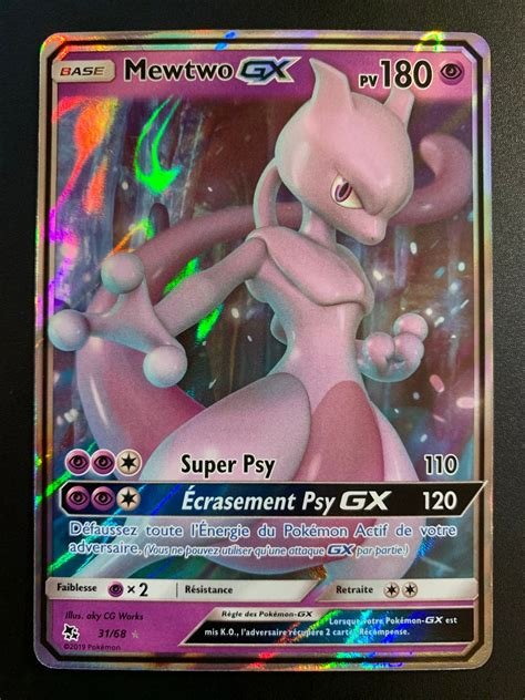 Carte pokemon mewtwo gx 31/68