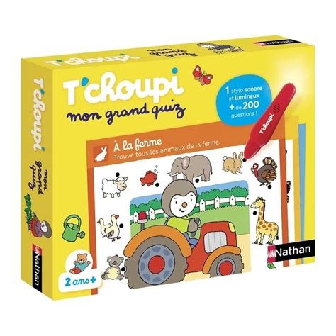 Jeu educatif tchoupi grand quiz