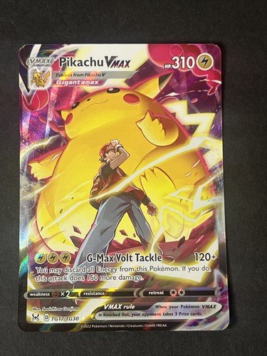 Cartes a collectionner pikachu vmax tg17/tg30