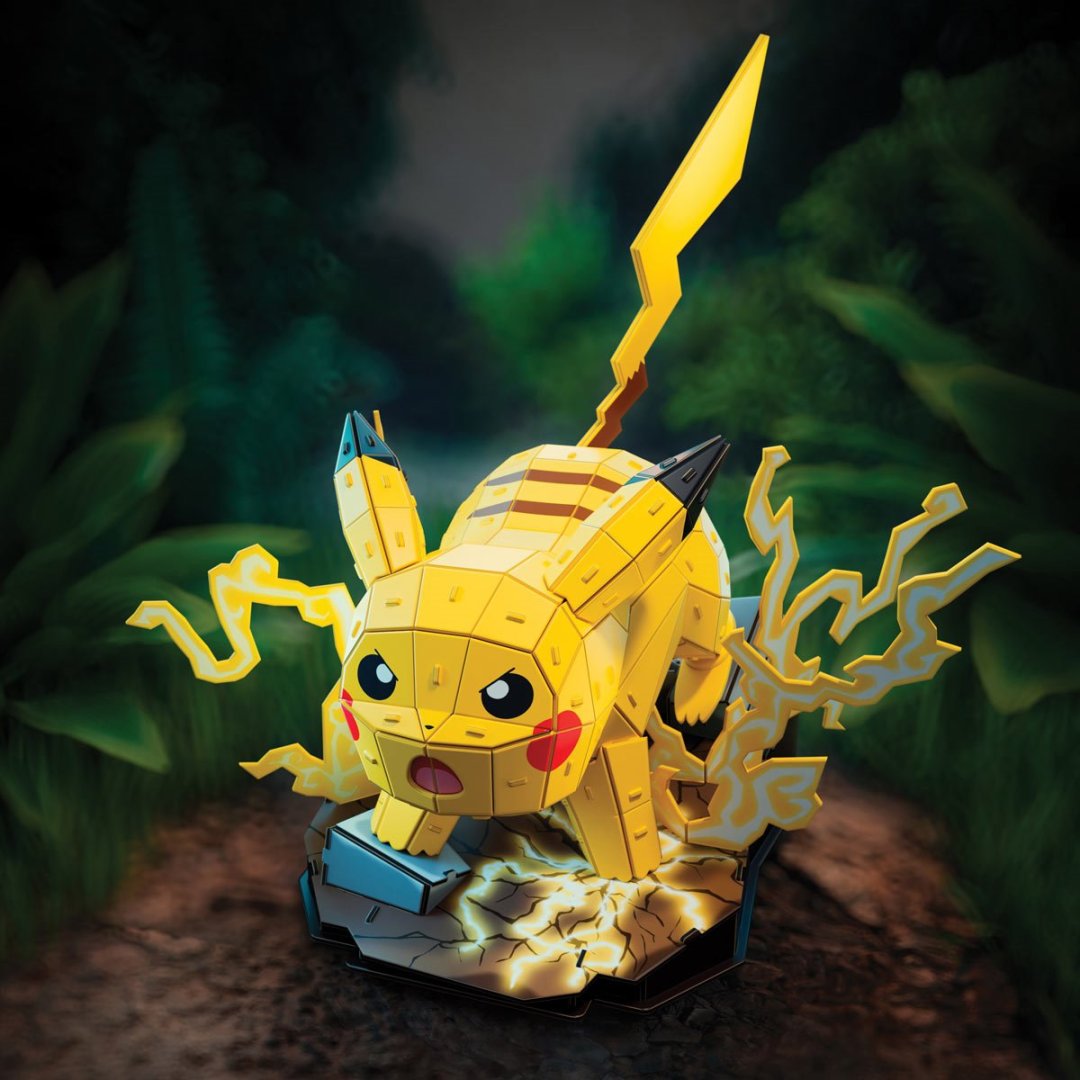 Puzzle 3d 4d build pikachu