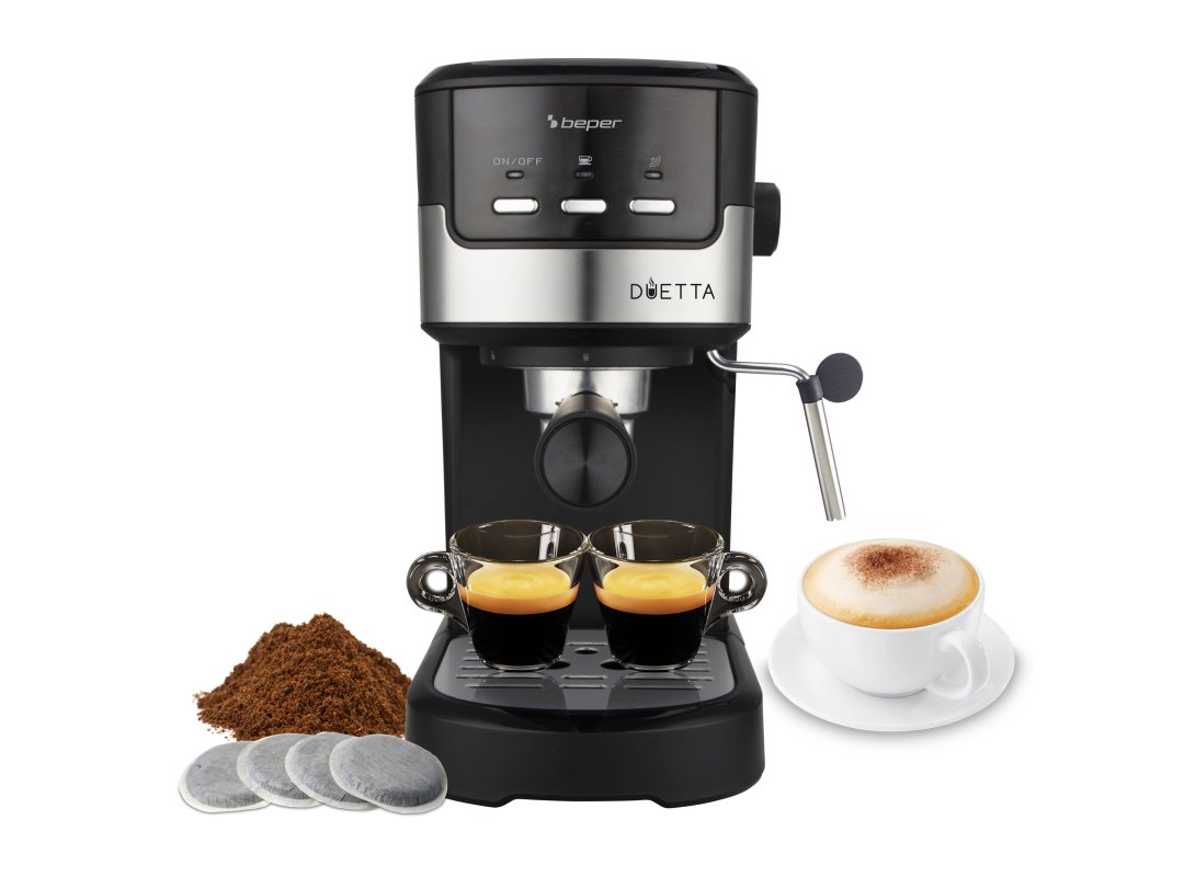 Cafetiere filtre,dosette,grains duetta
