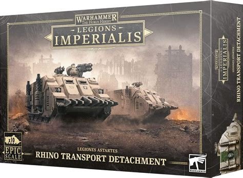 Figurine legions imperialis rhino transport detachment