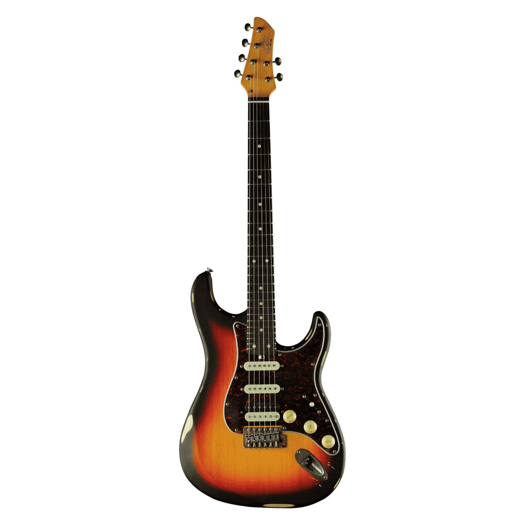 Guitare electrique air relic sunburst