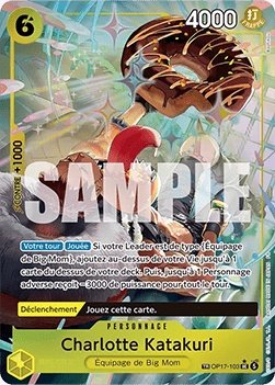 Cartes a collectionner charlotte katakuri op17-103 tr