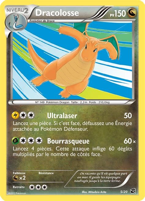 Cartes a collectionner dracolosse 5/20