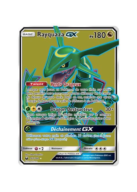 Cartes a collectionner rayquaza 160/168