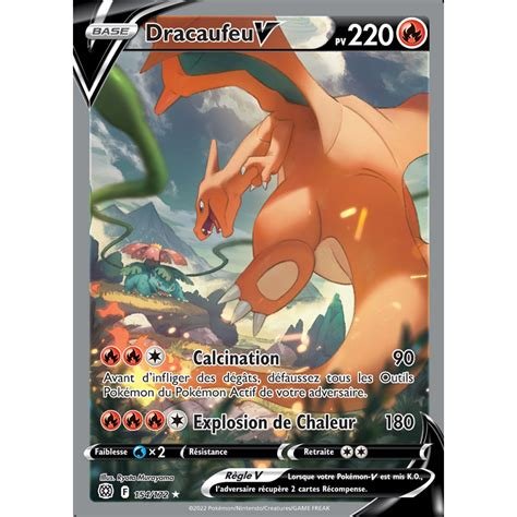 Carte dracaufeu v 154/172