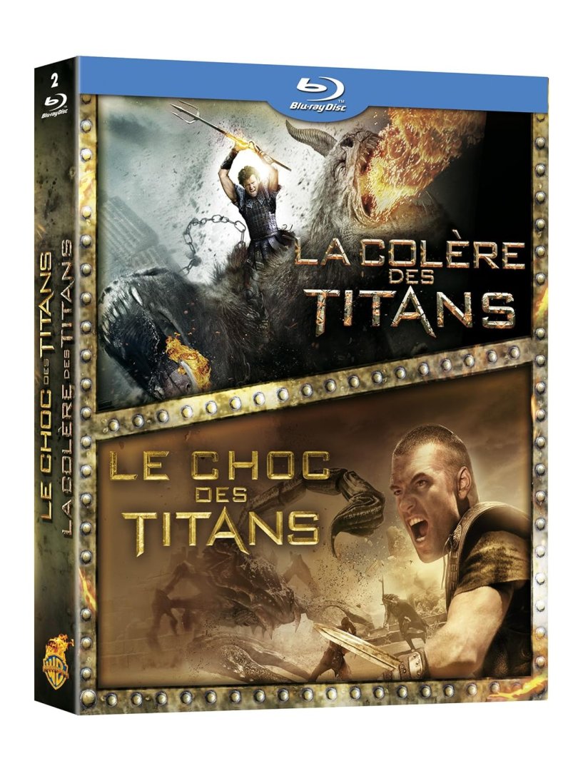 Coffret 2 films la colere des titans le choc des titans