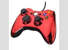 Manette xbox 360 rouge metal
