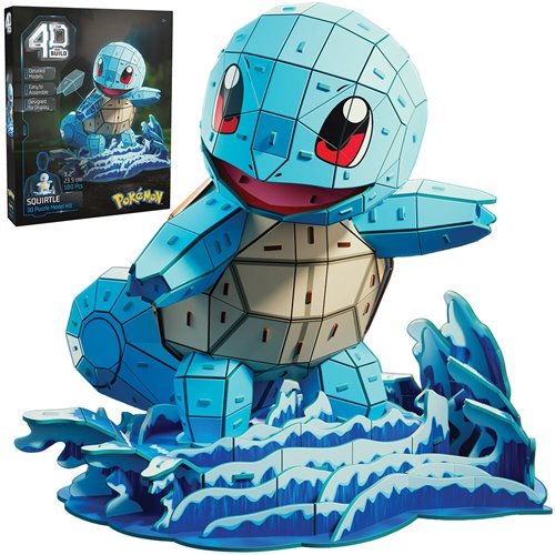Figurine 4d build squirtle carapuce