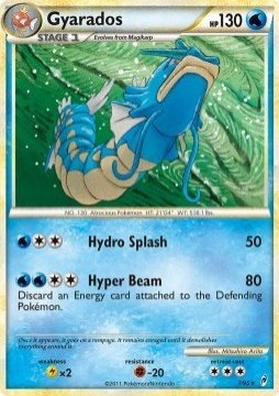 Carte pokemon leviator cl 7