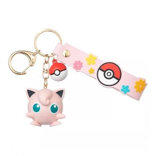 Porte cle figurine pokemon - jigglypuff rondoudou 5cm