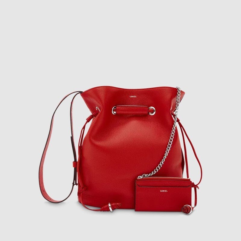Maroquinerie sceau le huit l rouge