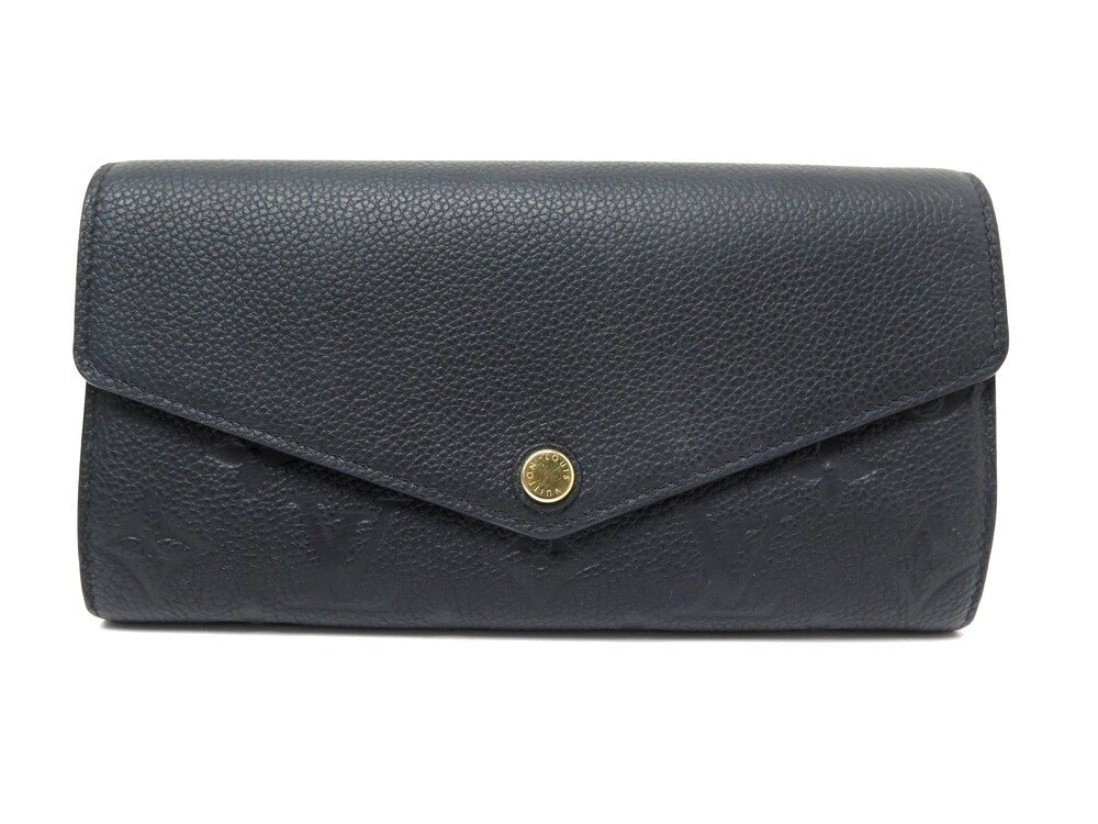 Maroquinerie porte feuille sarah cuir empreinte noir