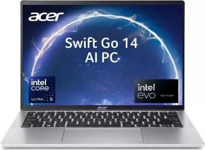 Ordinateur portable swift go 14 ai 14" intel core ultra 5 325 2,1ghz 512go 16go intel uhd azerty