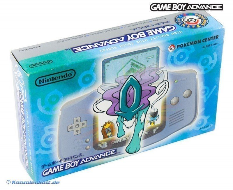 Console game boy advance edition suicune grade 85