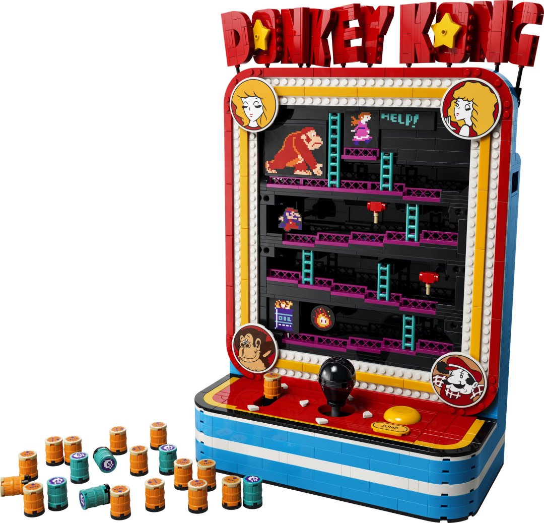 Jouet super mario 72051 jeu d'arcade donkey kong