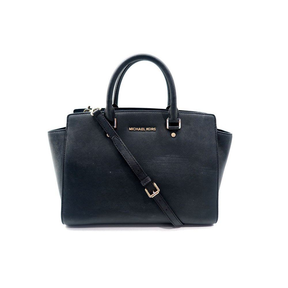 Sac a main selma noir avec bandouliere