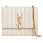 Sac vicky cuir ivoire avec bandouliere