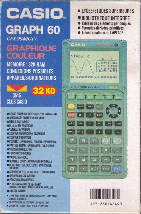 Calculatrice graph 60