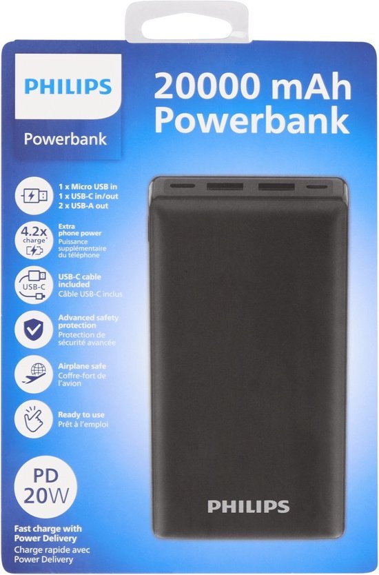 Power bank 20000 mah 20w