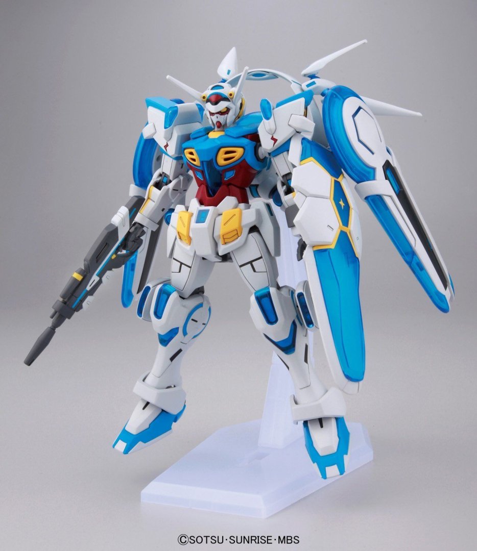 Bandai hobby 1/144 hg g-reco gundam g-self avec figurine parfait