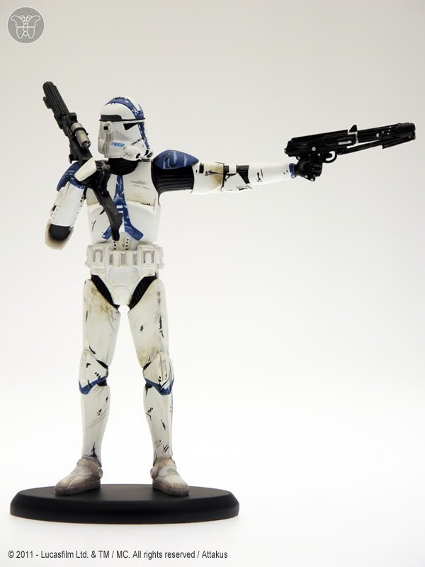 Figurine 1/10 soldat clone de la 501eme legion