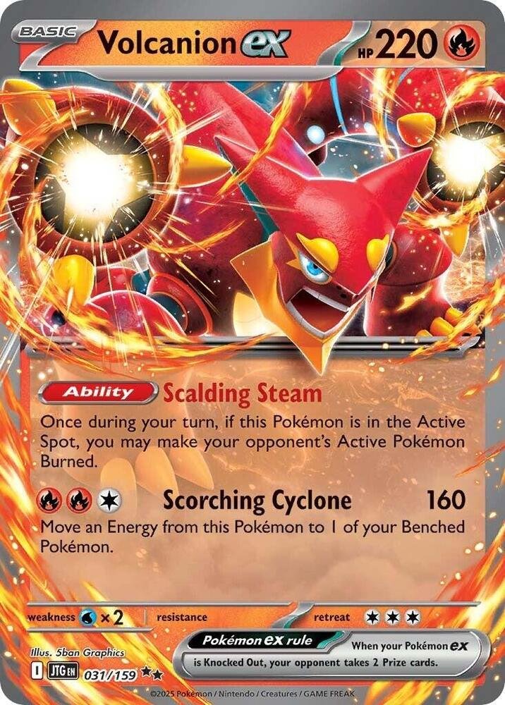 Cartes a collectionner volcanion 031/159