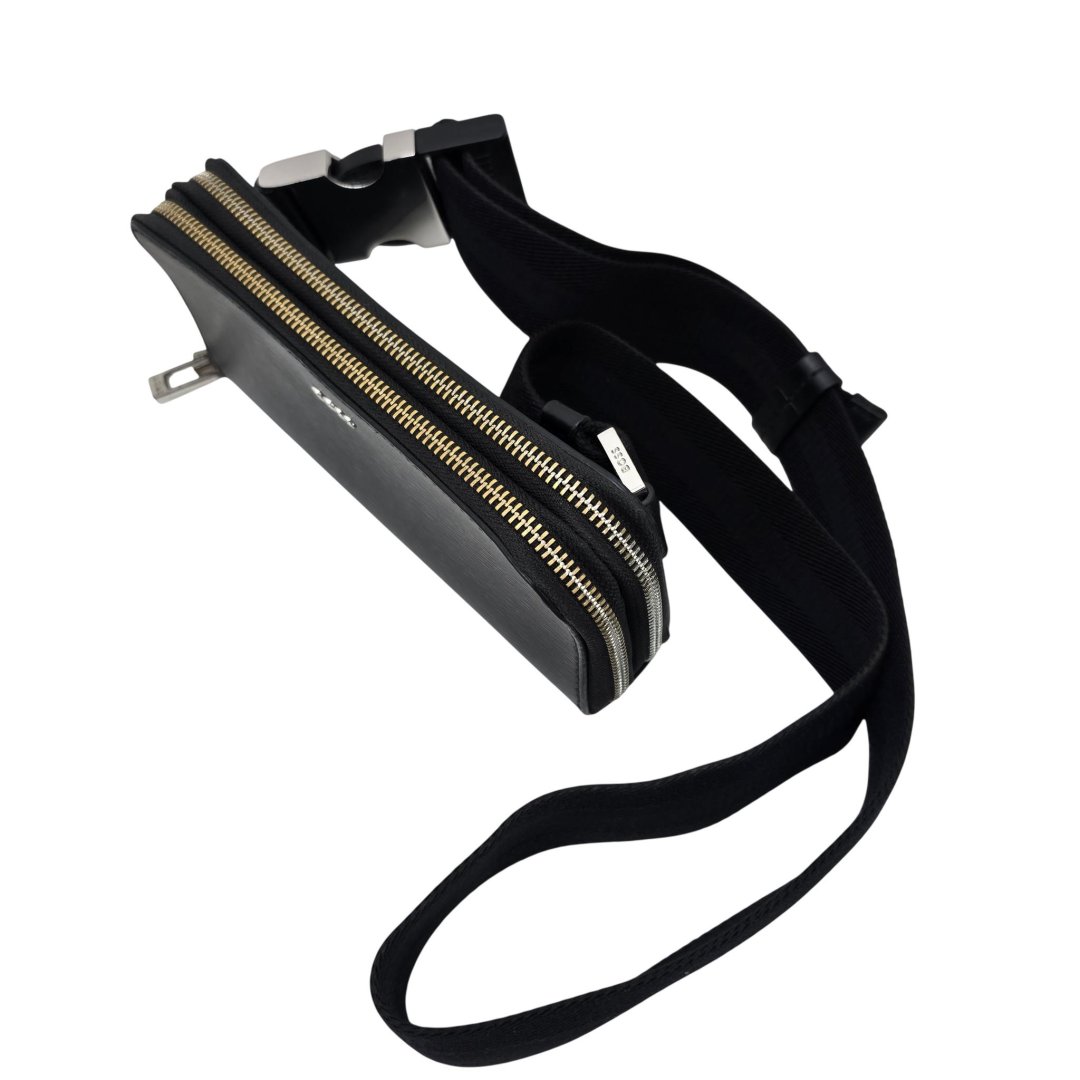 Sac ceinture new crosstown double fermeture 50553910 noir avec ceinture