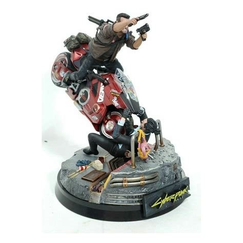 Statuette cyberpunk 2077 v collectors edition ge1118219