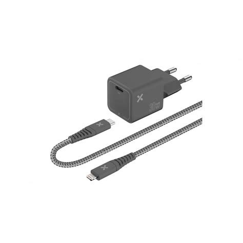 Accessoire telephone chargeur secteur 30w + cable renforce