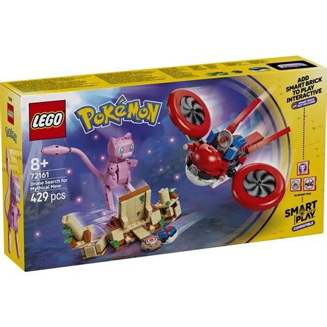 Jouet smart play pokemon 72161 - recherche mew fabuleux drone