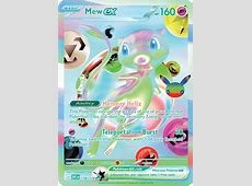 Cartes mew futuristic 30 ans