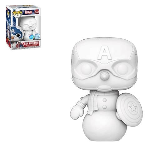 Pop! marvel - cap snowman d.i.y special edition 532