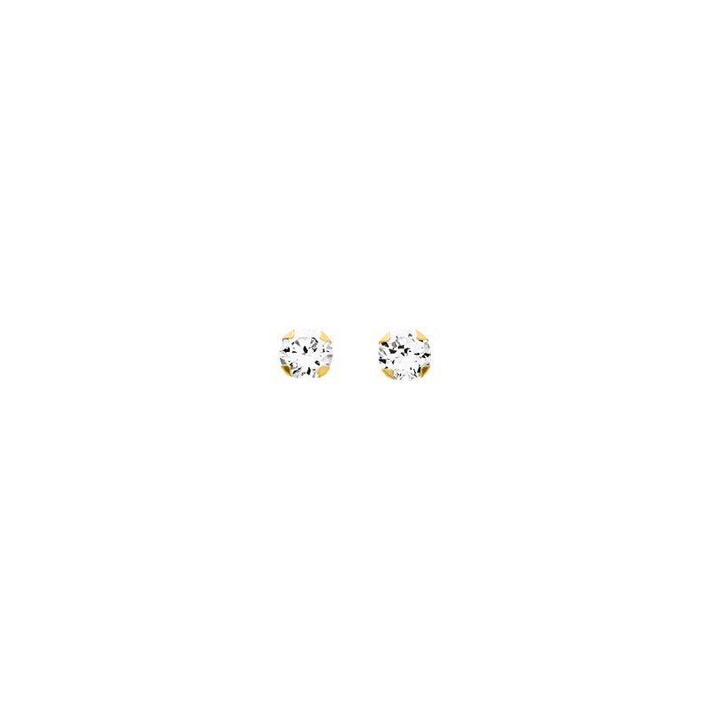 Boucles d'oreilles zirconium