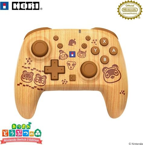 Manette switch 2 sans fil nsx-205e animal crossing
