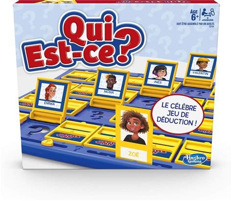 Jeu de societe qui est-ce ?