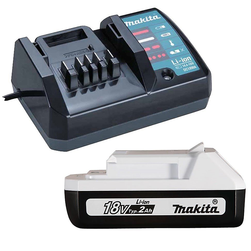 Chargeur + batterie ryobi bl1820g