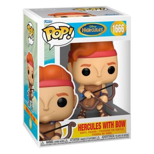 Figurine pop ! disney hercules 25th - hercules w/bow (10 cm)