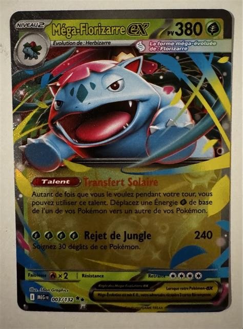 Cartes a collectionner mega florizarre 003/132
