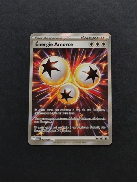 Cartes a collectionner energie amorce 124/094
