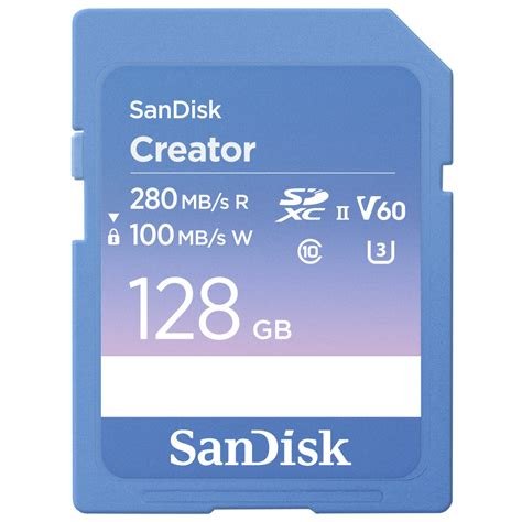 Carte memoire v60 uhs-ii 128go