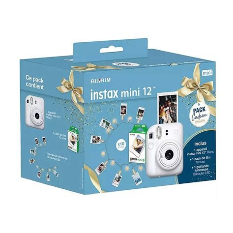 Instantane instax mini 12 avec 1 pack de film